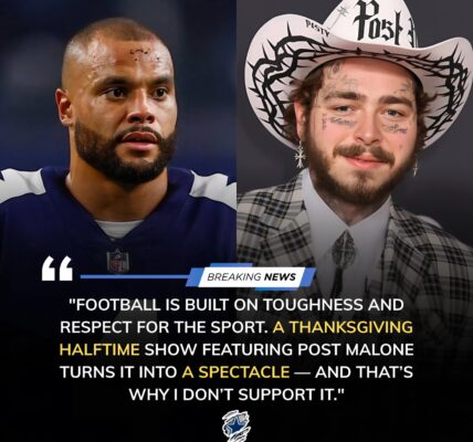 Dak Prescott Criticizes Cowboys’ Choice of Post Malone for Halftime — Calls It an “Absolute Disgrace”?