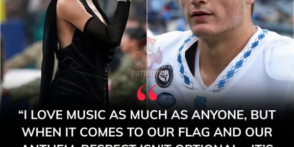 DISGRACE! Patriots QB Drake Maye Leads Boycott Against Singer Karina Pasian – Fans Split, Online Battles Erupt After Performance Deemed “Disrespectful to America”