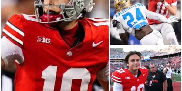 BREAKING NEWS: Julian Sayin Delivers Emotional Postgame Message After Ohio State’s Dominant 48–10 Win Over UCLA — and the Speech Leaves the Entire College Football World Silent