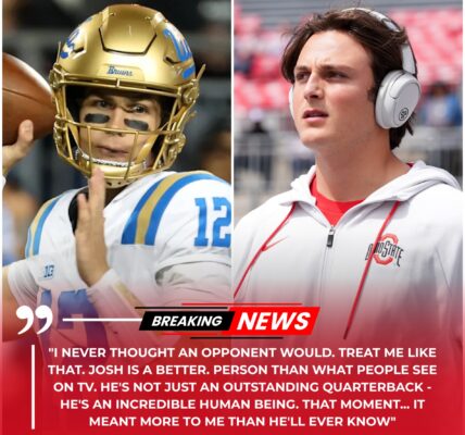 HEARTFELT MOMENT IN COLUMBUS: After Ohio State’s 48–10 Triumph, Julian Sayin Crosses the Field to Comfort UCLA QB Luke Duncan in a Scene That Stunned Fans Nationwide