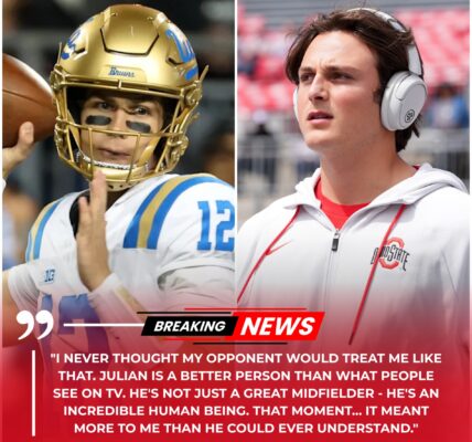 HEARTFELT MOMENT IN COLUMBUS: After Ohio State’s 48–10 Triumph, Julian Sayin Crosses the Field to Comfort UCLA QB Luke Duncan in a Scene That Stunned Fans Nationwide