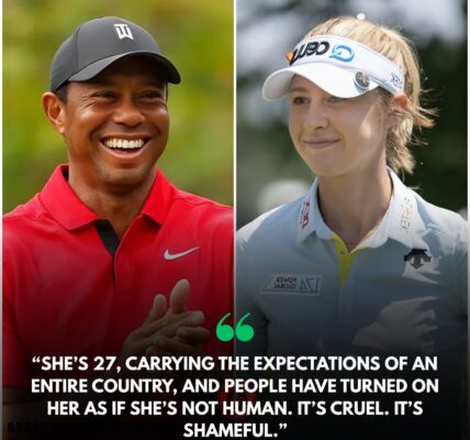 THE DAY TIGER WOODS STOOD UP FOR NELLY KORDA — AND CHANGED THE TONE OF THE SPORT