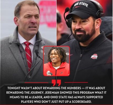 BREAKINGNEWS Ohio State shock as Ross Bjork rewards Jeremiah Smith before Ryan Day's emotional locker room moment steals the night