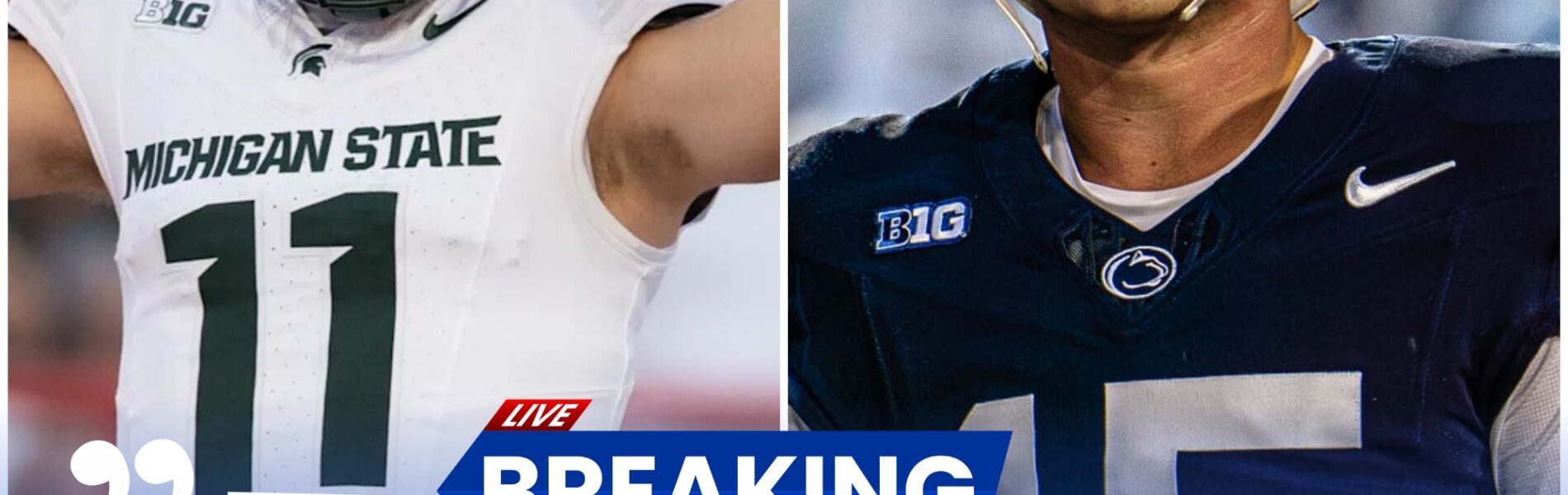 HEARTFELT MOMENT IN EAST LANSING: After Penn State’s 28–10 Victory, Drew Allar Crosses the Field to Lift Up Michigan State QB Alessio Milivojevic in a Gesture That Shocked the College Football World