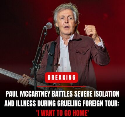 “I’M FALLING APART”: Paul McCartney Reaches Breaking Point on International Tour After Illness and Isolation Push Him Beyond His Limits