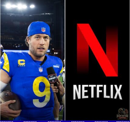 BREAKINGNEWS — matthew stafford rejects $130 million netflix blockbuster to stay with LA Rams and “protect the final stretch of the season”
