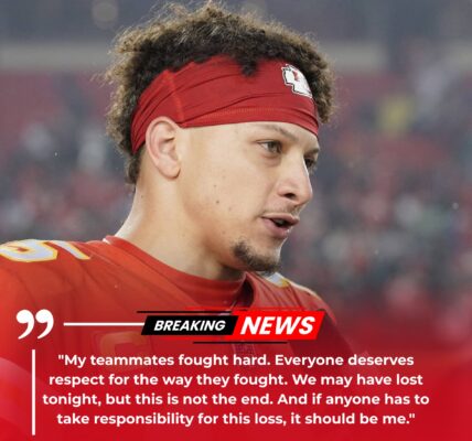 Patrick Mahomes Steps Up After Painful 19–22 Loss to Broncos, Defending Teammates and Accepting Full Responsibility