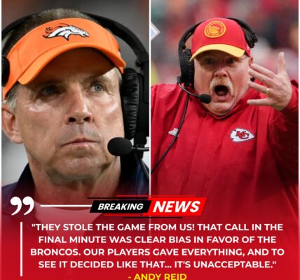 Sports Feature: Chiefs Coach’s Explosive Postgame Outburst Shakes the NFL After Controversial 22–19 Loss to Broncos
