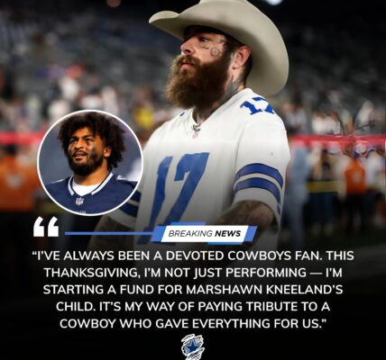 POST MALONE SHOCKS THANKSGIVING: Heartfelt Homage to Marshawn Kneeland to Captivate AT&T Stadium