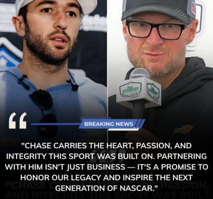 Dale Earnhardt Jr. Shocks NASCAR World With $30 Million Partnership, Taps Chase Elliott as the Face of His New Era