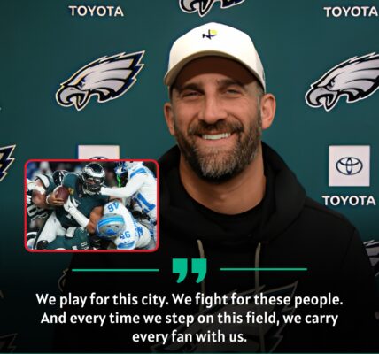BREAKINGNEWS – emotional message from Philadelphia Eagles coach stuns the NFL after shocking 16–9 win over Detroit Lions