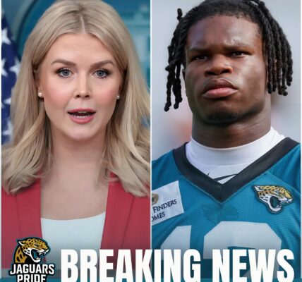 “YOU NEED TO BE SILENT!” — Karoline Leavitt’s Attack on Travis Hunter Backfires Spectacularly as He Reads Her Tweet Live, Leaving the Nation Speechless