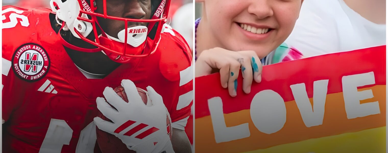 Nebraska RB Emmett Johnson Sparks Nationwide Debate Over LGBT Armband Decision