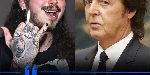 Paul McCartney slams Post Malone: “Country without cows, tattoos, beer—might quit music!”