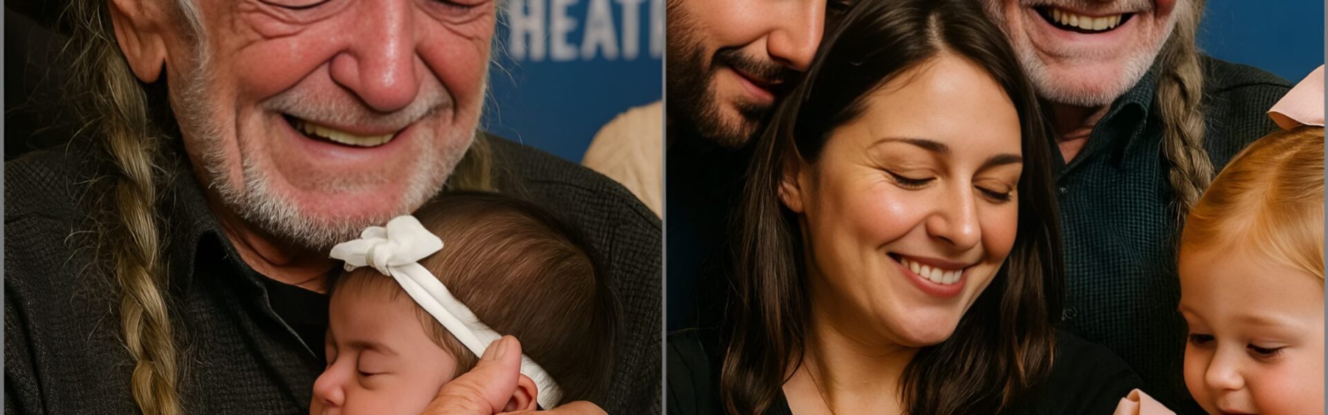 JUST MOMENTS AGO, the Nelson family welcomed a precious new granddaughter