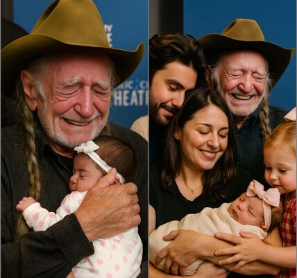 JUST MOMENTS AGO, the Nelson family welcomed a precious new granddaughter