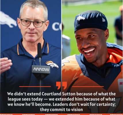 BREAKINGNEWS Denver Broncos make bold future-defining gamble with COURTLAND SUTTON in blockbuster $130 million extension