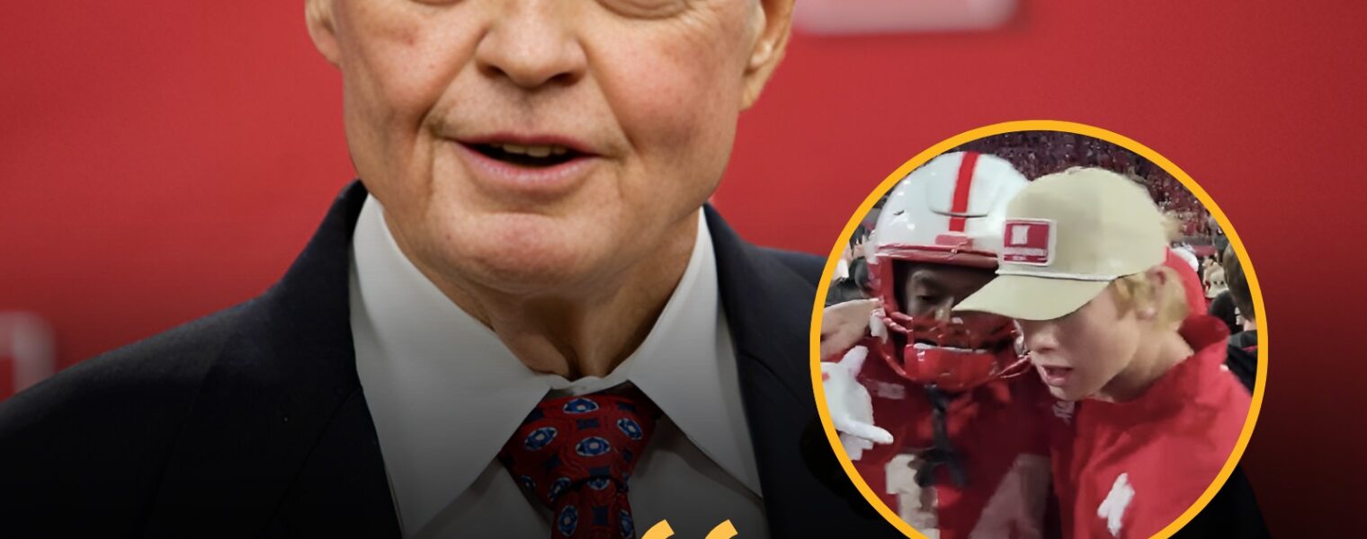 Nation in Tears: Young Nebraska Fan Saves Legendary Coach Tom Osborne, Inspires the Entire NCAA