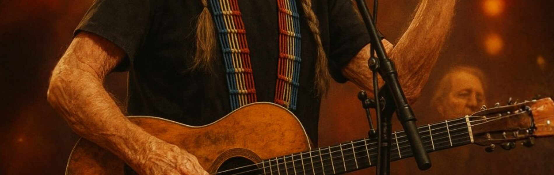 You don’t expect silence at a Willie Nelson show — but when he stepped forward tonight, the whole crowd froze...