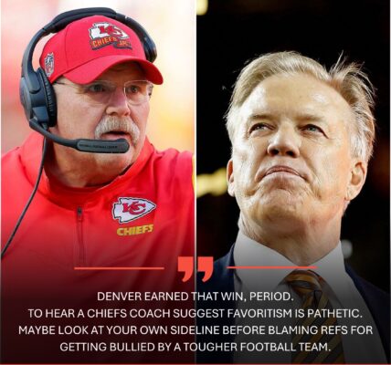 BREAKINGNEWS NFL legend John Elway fires back after Andy Reid accuses roncos of game-rigging favoritism