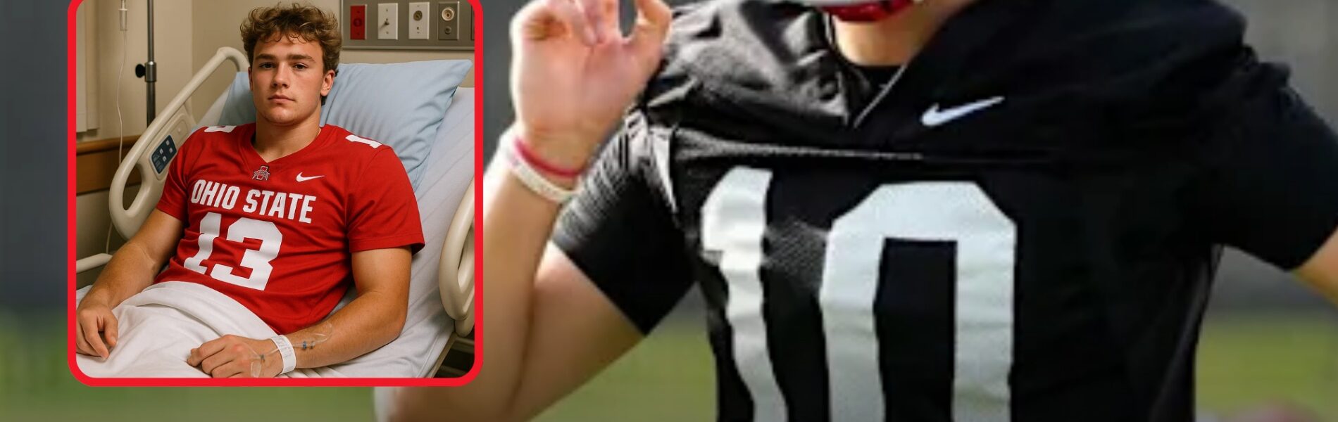 BREAKINGNEWS shocking twist for ohio state buckeyes as JULIAN SAYIN suffers mysterious off-field injury after “unexpected roadside incident” on way to practice