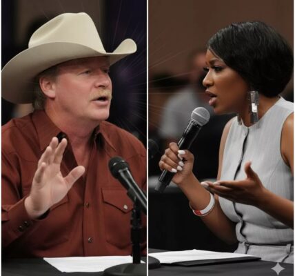 Alan Jackson’s offhand “That’s not leadership, that’s talk” sparked a sudden on-air clash with Jasmine Crockett—leaving viewers shocked, confused, and desperate to uncover the truth behind the explosive moment.