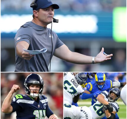 “WE DON’T ABANDON OUR OWN” — Inside Mike Macdonald’s Fierce Defense of Sam Darnold After the Seahawks’ Crushing Loss to the Rams