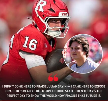 BREAKINGNEWS Athan Kaliakmanis shocks college football world after firing three mysterious words at Julian Sayin before Rutgers showdown