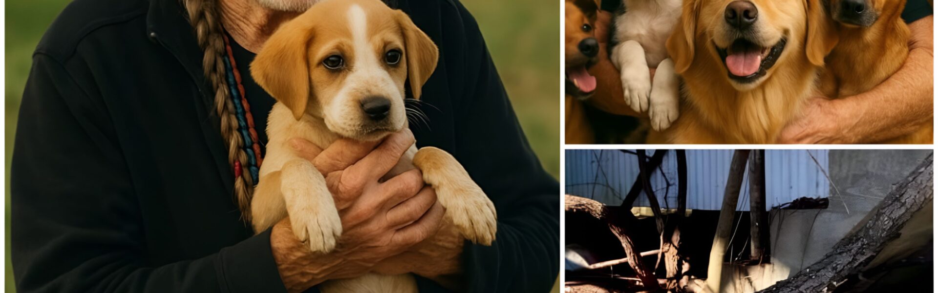 WILLIE NELSON ANNOUNCES $5 MILLION PLAN TO RESCUE STRAY DOGS: A LEGEND PUTS HIS HEART INTO ACTION