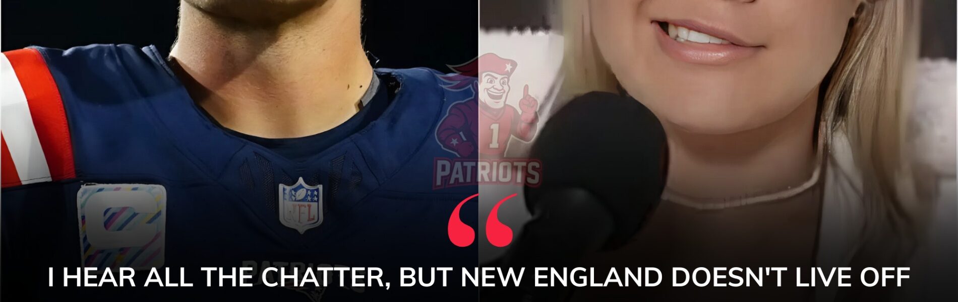 After Olivia Holzmacher’s viral jab at the Patriots, Drake Maye unleashes a 12-word message that sends New England into a frenzy and becomes the season’s slogan…