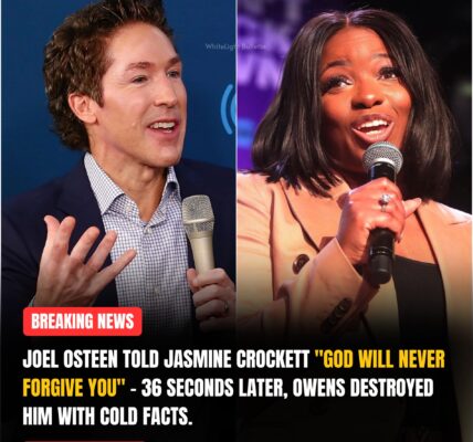 Joel Osteen condemned Jasmine Crockett, but 36 seconds later she released a secret dossier that left him speechless...