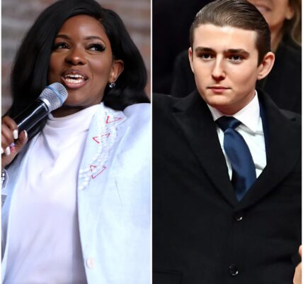 EXPLOSIVE SHOWDOWN: BRRON TRUMP TRIES TO OUTSMART JASMINE CROCKETT — BUT SHE OUTWITS HIM COMPLETELY, FLIPPING HIS ATTACK AND STUNNING THE ENTIRE ROOM IN A DRAMATIC LIVE-EVENT REVERSAL