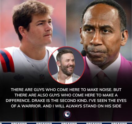 Legend Julian Edelman spoke up to defend QB Drake Maye after Stephen A. Smith called him a “liar” live on air – And the classy reaction from Drake Maye made the entire NFL bow in respect