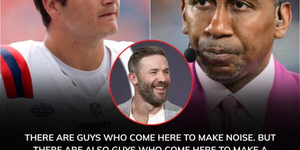 Legend Julian Edelman spoke up to defend QB Drake Maye after Stephen A. Smith called him a “liar” live on air – And the classy reaction from Drake Maye made the entire NFL bow in respect