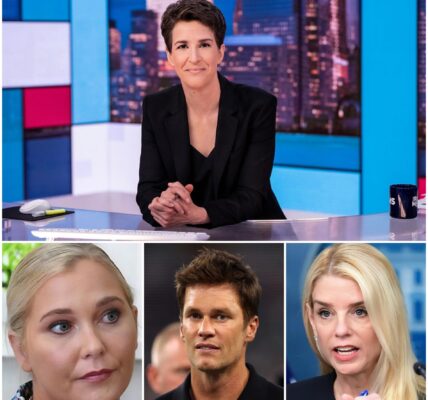 SHOCKING NEWS — TOM BRADY & RACHEL MADDOW SPEAK OUT, SLAM PAM BONDI FOR IGNORING VIRGINIA GIUFFRE’S MEMOIR...
