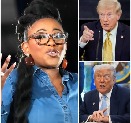 T.R.U.M.P WALKS OFF LIVE TV — AFTER JASMINE CROCKETT REVEALS “FAMILY FINANCIAL DOCUMENTS” THAT FREEZE THE STUDIO FOR 11 SECONDS