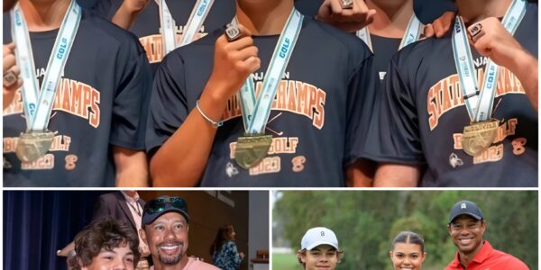 PRIDE AND LEGACY: TIGER WOODS BEAMS AS SON CHARLIE RECEIVES HIS STATE GOLF CHAMPIONSHIP RING — A MOMENT THAT BROUGHT FANS TO TEARS – SUN