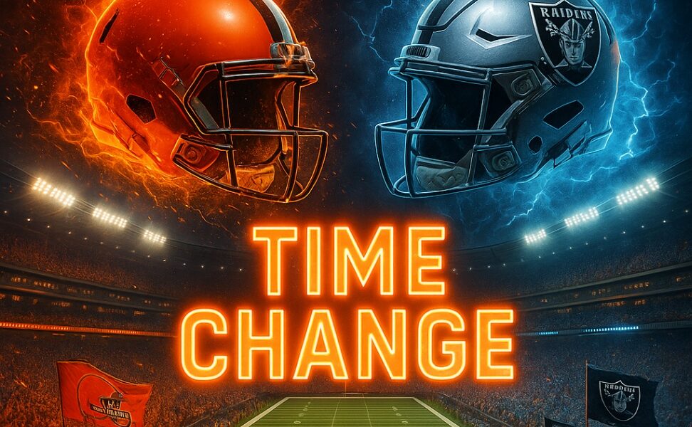 NFL Schedule Shake-Up: Browns vs Raiders Kickoff Time Moves to Prime Time