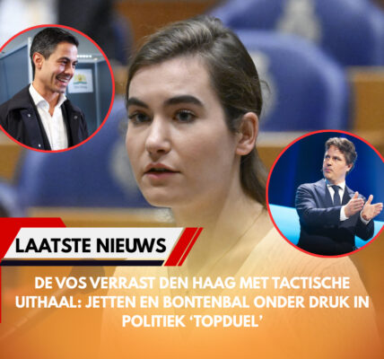 De Vos Verrast Den Haag met Tactische Uithaal: Jetten en Bontenbal Onder Druk in Politiek ‘Topduel’