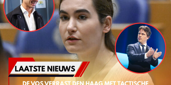 De Vos Verrast Den Haag met Tactische Uithaal: Jetten en Bontenbal Onder Druk in Politiek ‘Topduel’
