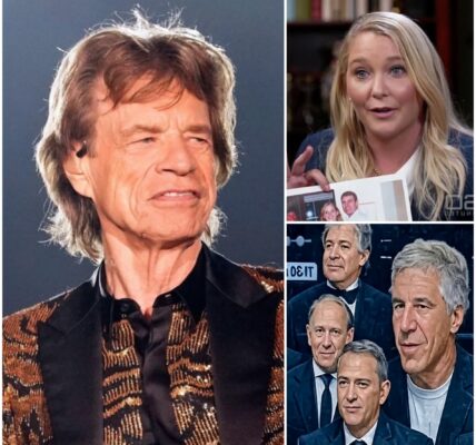 MICK JAGGER STUNS HOLLYWOOD: SPEAKS OUT FOR VIRGINIA GIUFFRE — AND CALLS OUT “THOSE HIDING IN THE SHADOWS”