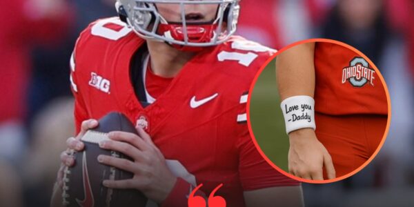 BREAKINGNEWS: Julian Sayin’s silent tribute for his Daddy — the emotional moment behind ohio state’s dominant win over rutgers