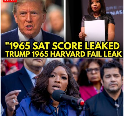 Trump Ridicules Harvard Graduates—Jasmine Unveils His 1965 SAT Score Card on Live Television