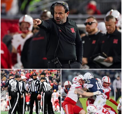 BREAKING💥💥: Nebraska Coach Matt Rhule Reacts to Explosive Officiating Scandal