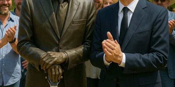 PAUL McCARTNEY — THE BEATLE IMMORTALIZED IN BRONZE IN HIS HOME COUNTRY