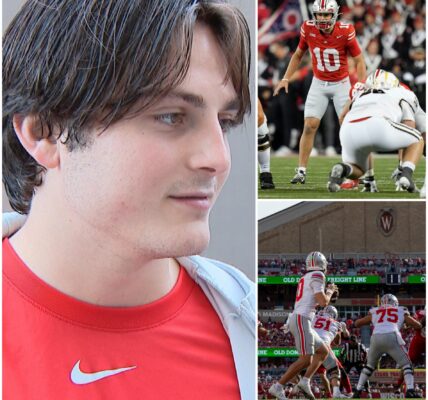Julian Sayin Delivers Tearful Tribute After 42–9 Statement Win Over Rutgers: “Ohio State Believed in Me Before Anyone Else Did.”