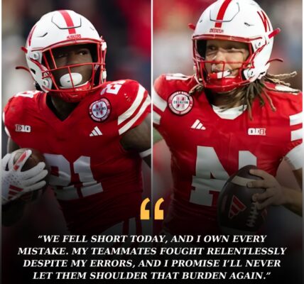 Resilience in Defeat: TJ Lateef, Emmett Johnson, and the Heart of Nebraska Football