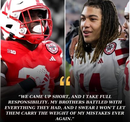 Resilience in Defeat: TJ Lateef, Emmett Johnson, and the Heart of Nebraska Football