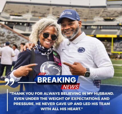“Thank You for Always Believing in My Husband”: Terry Smith’s Wife Leaves Penn State Fans in Tears After 37–10 Victory Over Nebraska