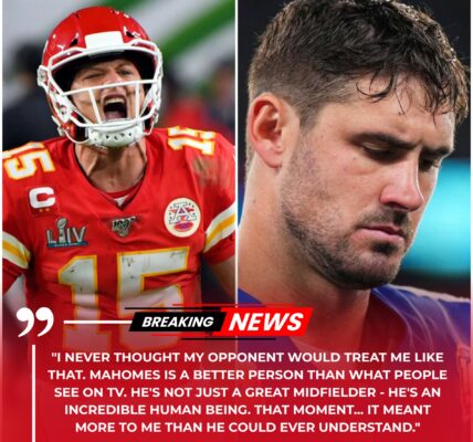 A Moment That Shook the NFL: Patrick Mahomes Crosses the Field to Console Daniel Jones After Chiefs’ 23–20 Victory